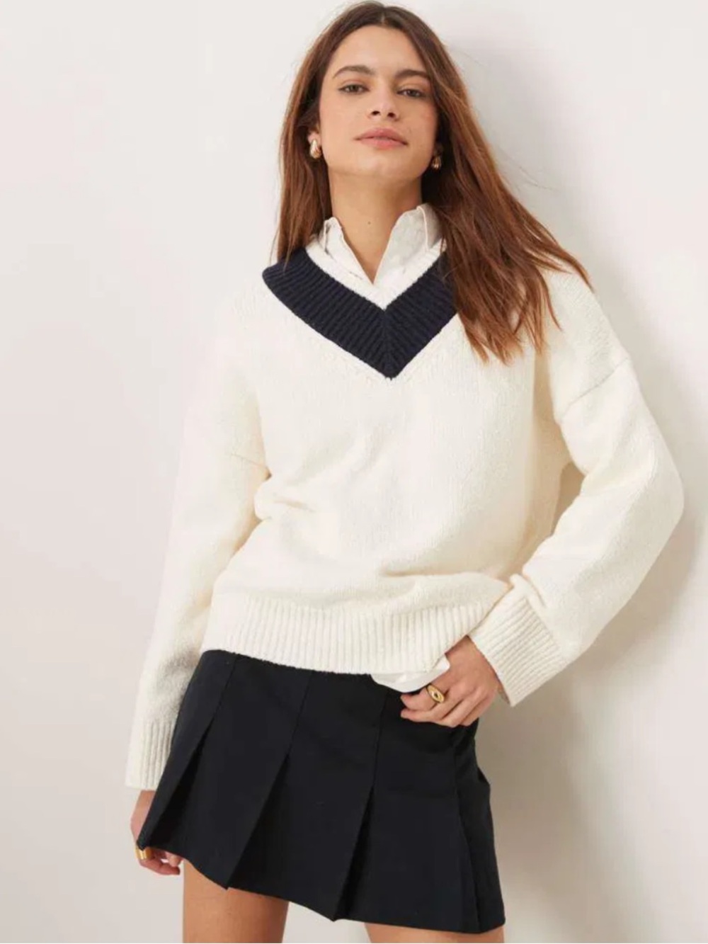 Abercrombie and Fitch V-neck sweater.